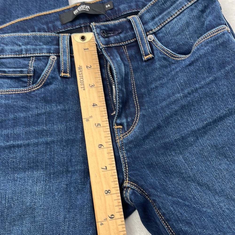 NWT Hudson 24, 0 Enhance Nico Super Skinny‎ Dark Blue Denim Jeans - Picture 8 of 14